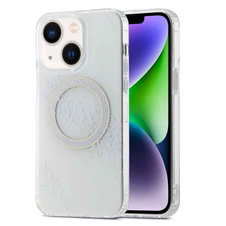 Dual-side IMD Marble Magsafe Phone Case, For iPhone 13 Pro Max, For iPhone 15, For iPhone 13 Pro, For iPhone 13, For iPhone 12, For iPhone 12 Pro Max