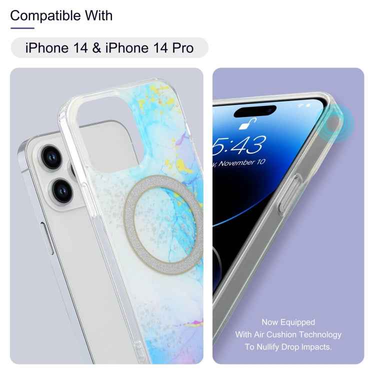 Dual-side IMD Marble Magsafe Phone Case