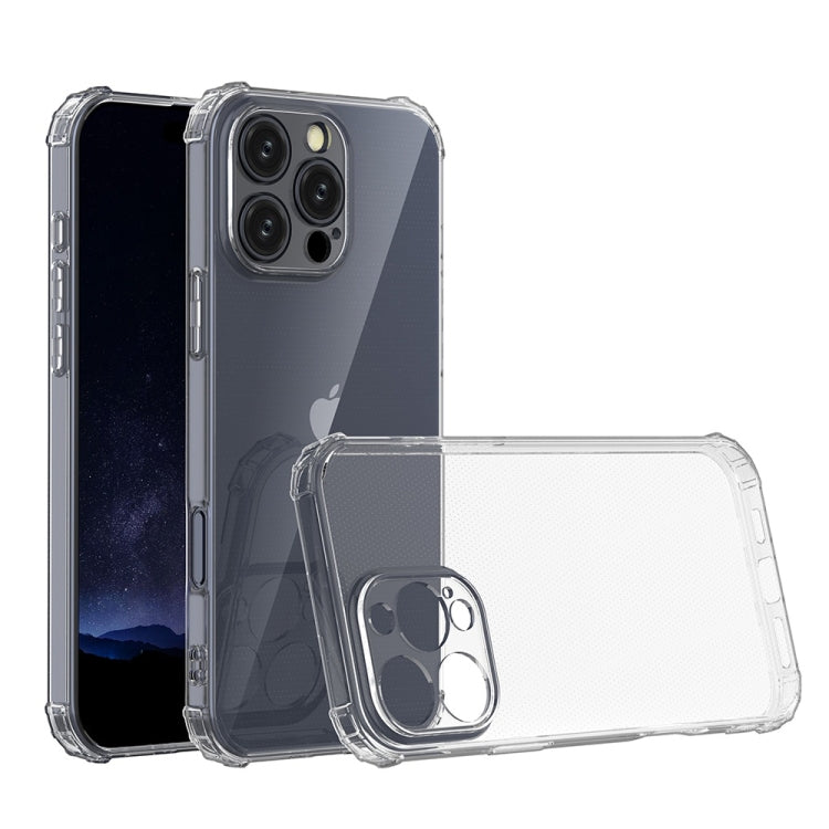 Four-Corner Shockproof Clear TPU Phone Case, For iPhone 18 Pro, For iPhone 18 Pro Max, For iPhone 17 Pro Max, For iPhone 17 Pro, For iPhone 17, For iPhone 17 Air, For iPhone 16 Pro Max, For iPhone 16 Pro, For iPhone 16 Plus, For iPhone 16              ...