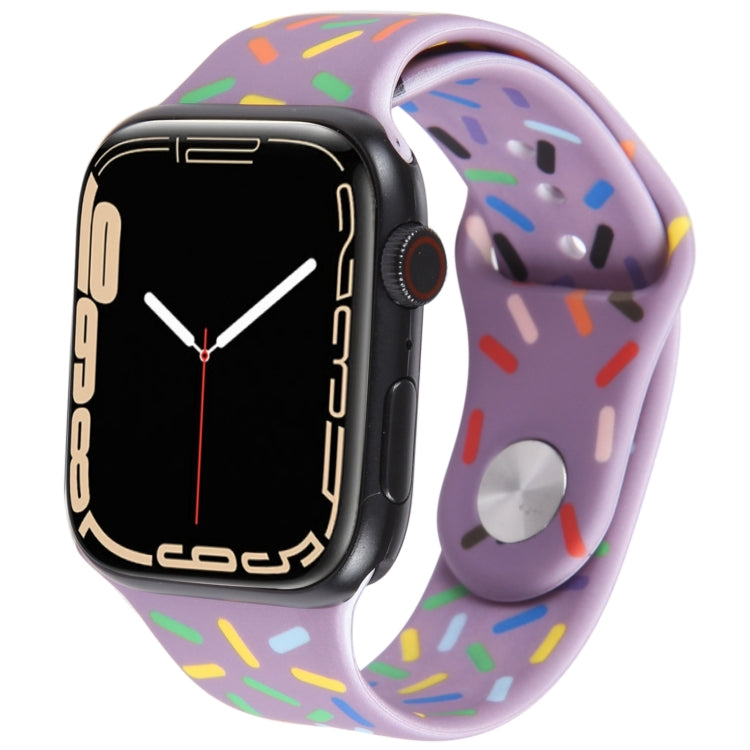 Rainbow Raindrops Silicone Watch Band