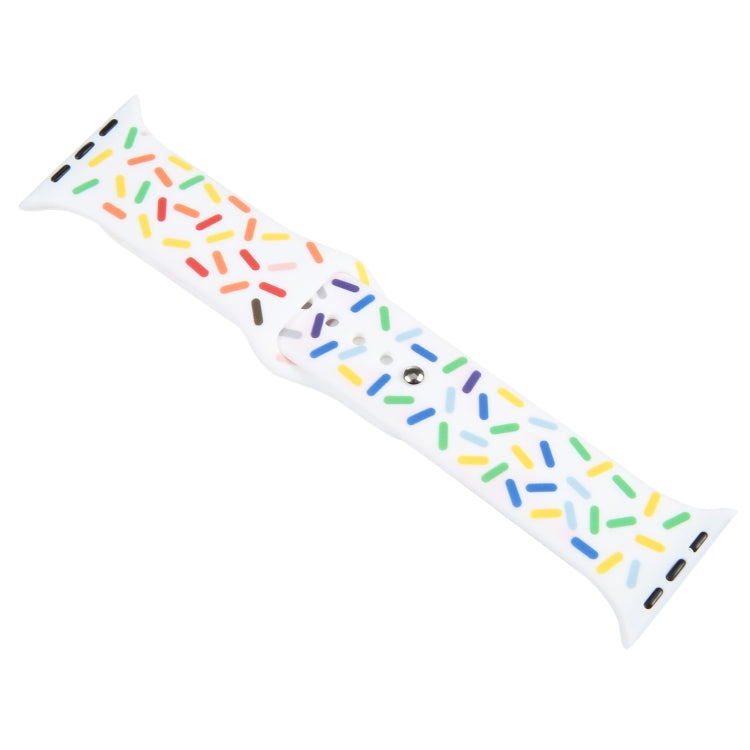 Rainbow Raindrops Silicone Watch Band