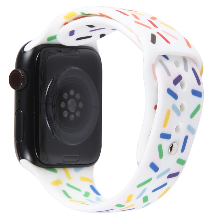 Rainbow Raindrops Silicone Watch Band