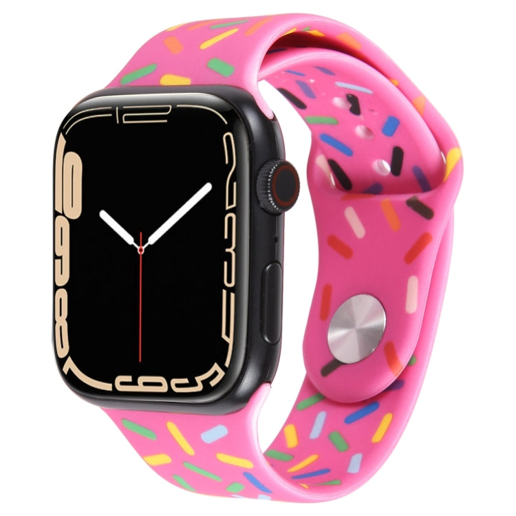 Rainbow Raindrops Silicone Watch Band