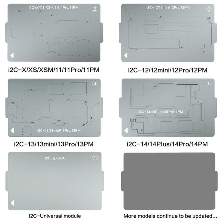 i2C T20 Heating Platform Module, For iPhone 17 Series, For iPhone 16 Series, For iPhone 15 Series, For iPhone 14 Series, For iPhone 13 Series, For iPhone 12 Series, For iPhone X / 11 Series, For Universal Series