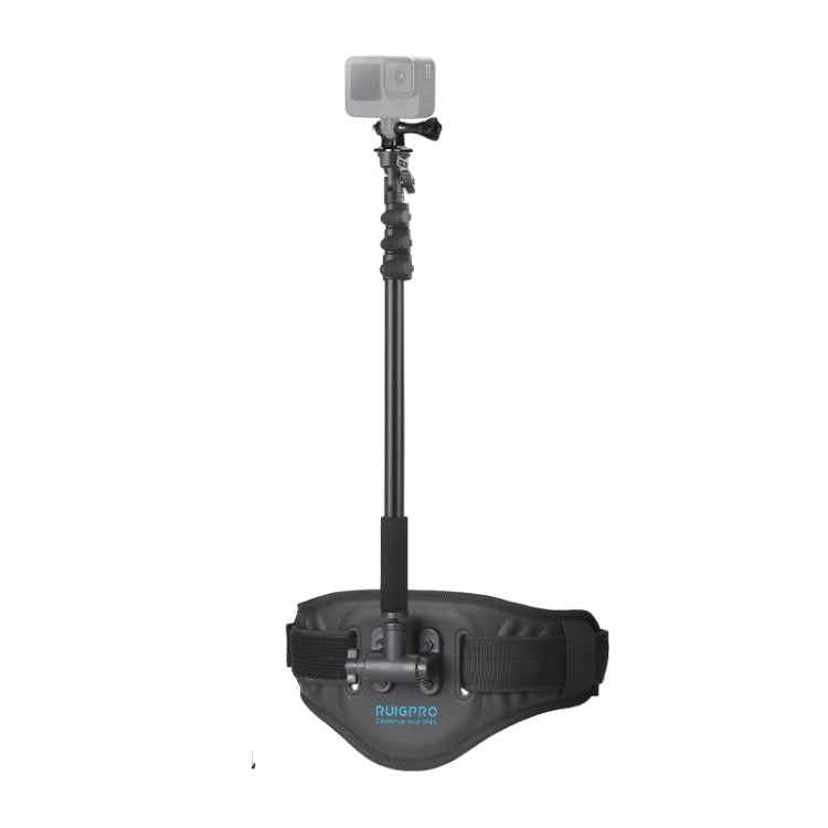 RUIGPRO Waist Belt Mount Strap, For Phone Gimbal Stabilizer, With Action Cameras Adapter, With Phone Clamp, With Phone Clamp & Selfie Stick, With Adapter & Selfie Stick