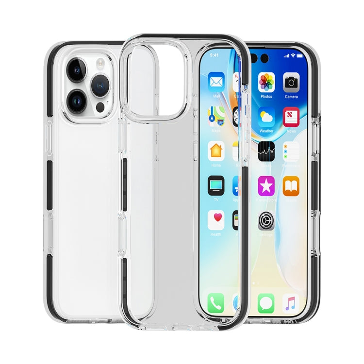 Two-color Shockproof High Transparency TPU Phone Case, For iPhone 18 Pro / 17 Pro, For iPhone 18 Pro Max / 17 Pro Max, For iPhone 17, For iPhone 17 Air, For iPhone 16 Pro Max, For iPhone 16 Pro, For iPhone 16 Plus, For iPhone 16, For iPhone 15 Pro Max ...