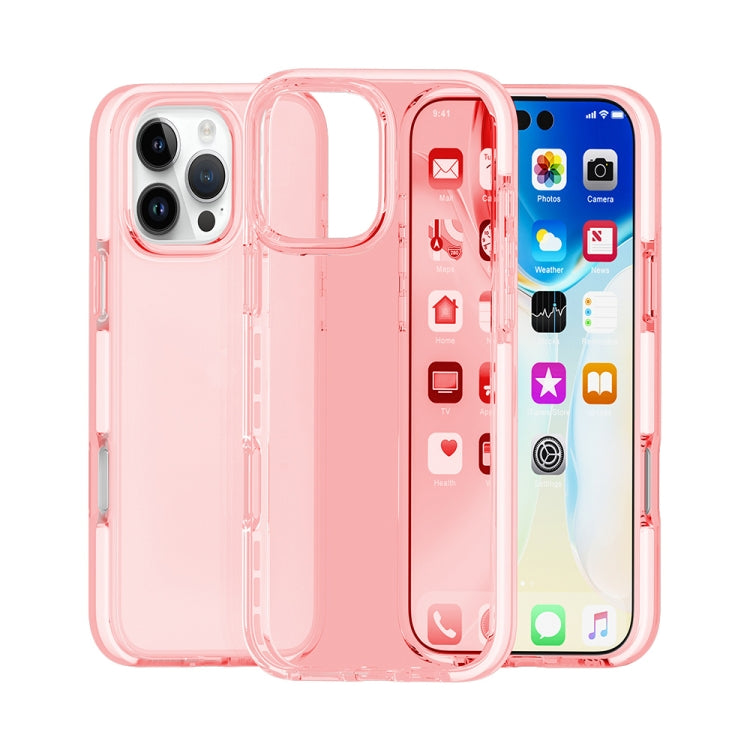 Two-color Shockproof High Transparency TPU Phone Case, For iPhone 18 Pro / 17 Pro, For iPhone 18 Pro Max / 17 Pro Max, For iPhone 17, For iPhone 17 Air, For iPhone 16 Pro Max, For iPhone 16 Pro, For iPhone 16 Plus, For iPhone 16, For iPhone 15 Pro Max ...