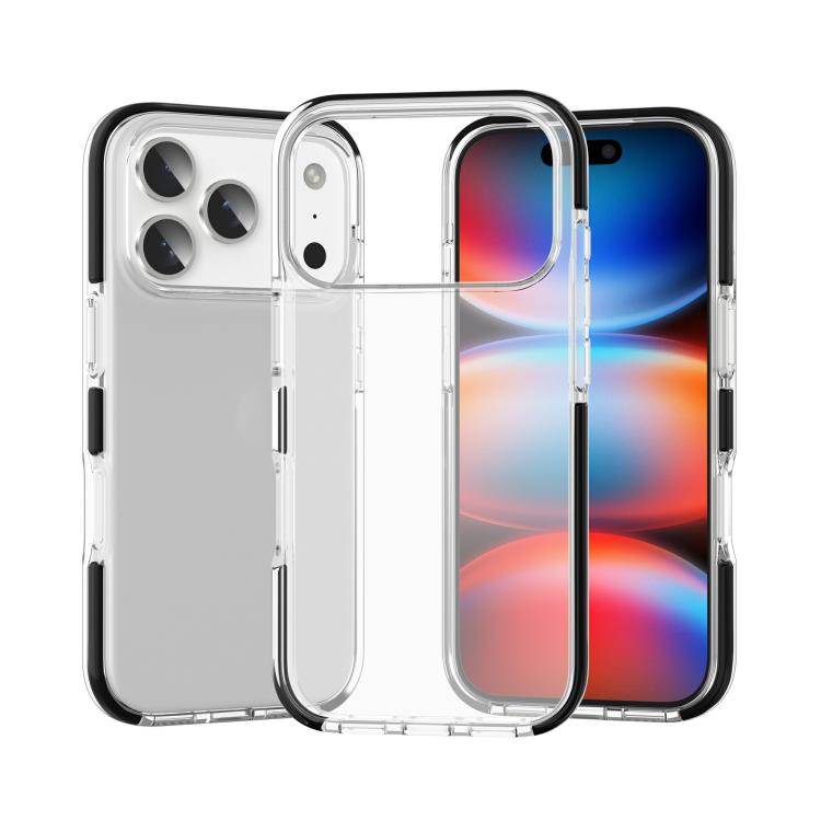 Two-color Shockproof High Transparency TPU Phone Case, For iPhone 18 Pro / 17 Pro, For iPhone 18 Pro Max / 17 Pro Max, For iPhone 17, For iPhone 17 Air, For iPhone 16 Pro Max, For iPhone 16 Pro, For iPhone 16 Plus, For iPhone 16, For iPhone 15 Pro Max ...