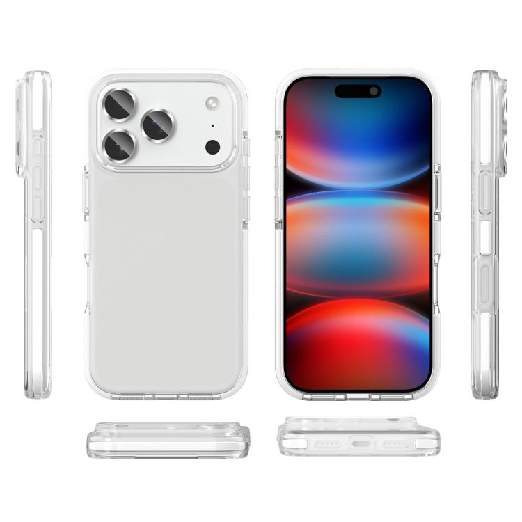 Two-color Shockproof High Transparency TPU Phone Case, For iPhone 18 Pro / 17 Pro, For iPhone 18 Pro Max / 17 Pro Max, For iPhone 17, For iPhone 17 Air, For iPhone 16 Pro Max, For iPhone 16 Pro, For iPhone 16 Plus, For iPhone 16, For iPhone 15 Pro Max ...