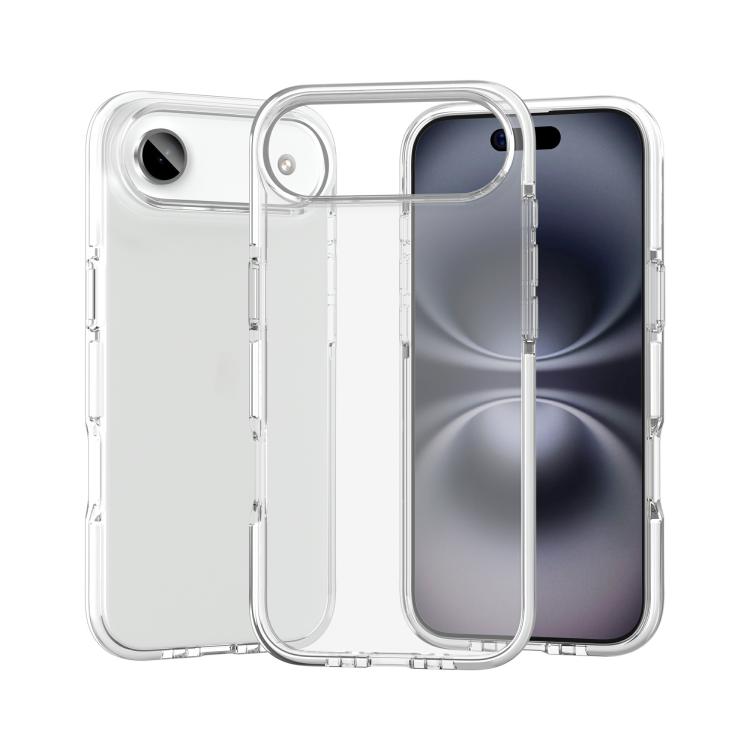 Two-color Shockproof High Transparency TPU Phone Case, For iPhone 18 Pro / 17 Pro, For iPhone 18 Pro Max / 17 Pro Max, For iPhone 17, For iPhone 17 Air, For iPhone 16 Pro Max, For iPhone 16 Pro, For iPhone 16 Plus, For iPhone 16, For iPhone 15 Pro Max ...