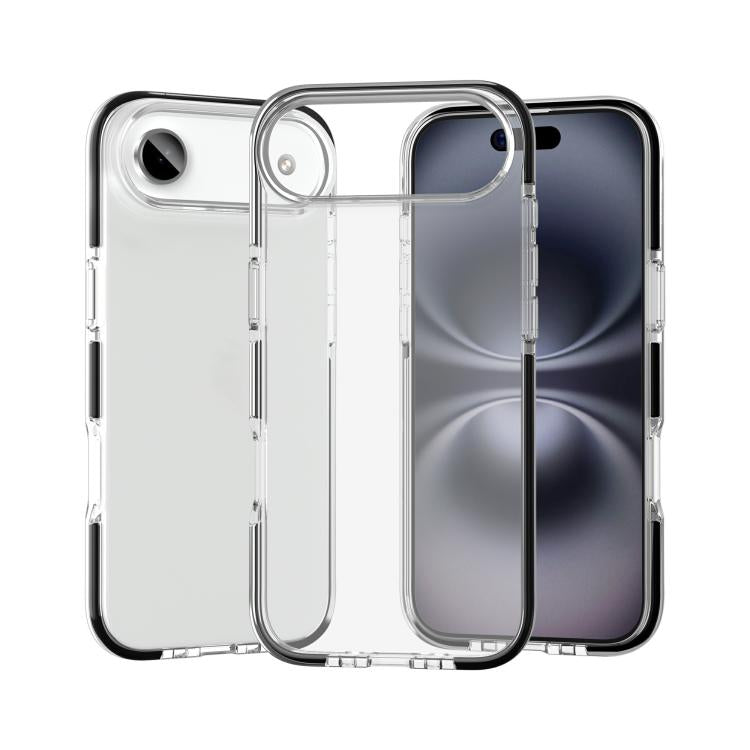 Two-color Shockproof High Transparency TPU Phone Case, For iPhone 18 Pro / 17 Pro, For iPhone 18 Pro Max / 17 Pro Max, For iPhone 17, For iPhone 17 Air, For iPhone 16 Pro Max, For iPhone 16 Pro, For iPhone 16 Plus, For iPhone 16, For iPhone 15 Pro Max ...