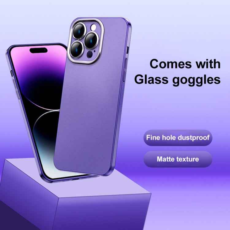 Frosted Metal Material Phone Case with Lens Protection