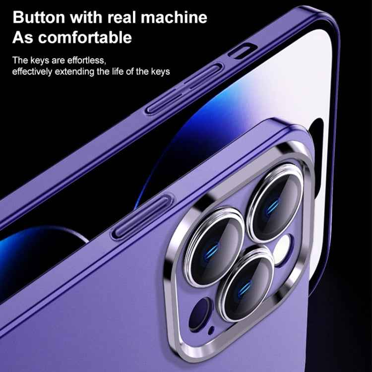 Frosted Metal Material Phone Case with Lens Protection