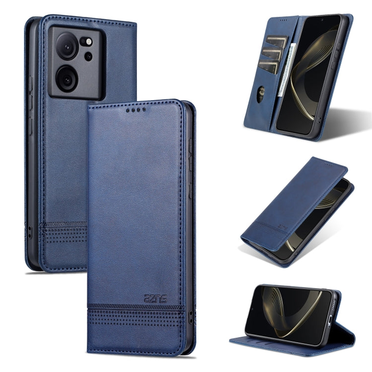 AZNS Magnetic Calf Texture Flip Leather Phone Case