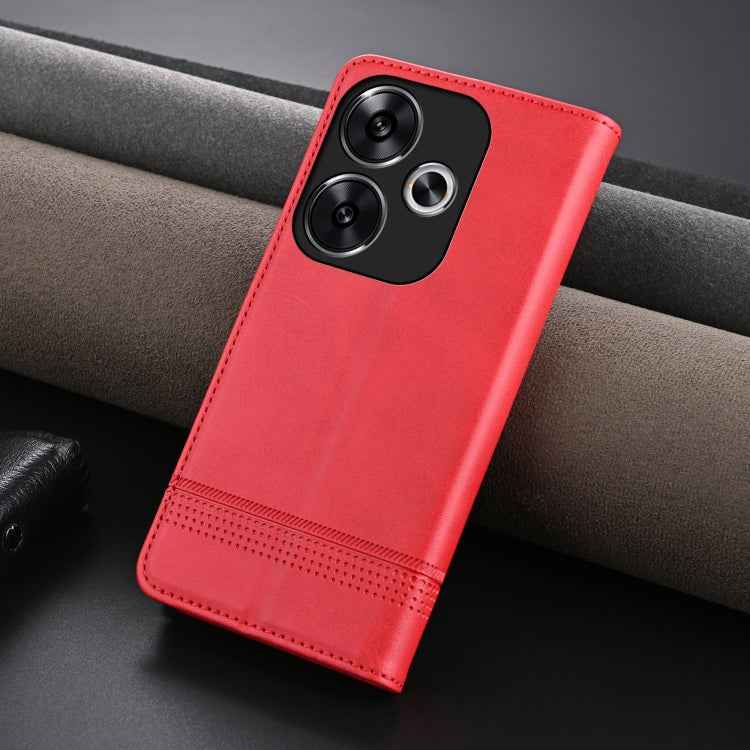 AZNS Magnetic Calf Texture Flip Leather Phone Case, For Xiaomi Redmi Turbo 3, For Xiaomi Redmi Note 13 Pro 4G, For Xiaomi Redmi Note 13 4G, For Xiaomi Redmi K70E, For Xiaomi 14 Ultra, For Xiaomi Redmi 13C / Poco C65, For Xiaomi 14 Pro, For Xiaomi 14