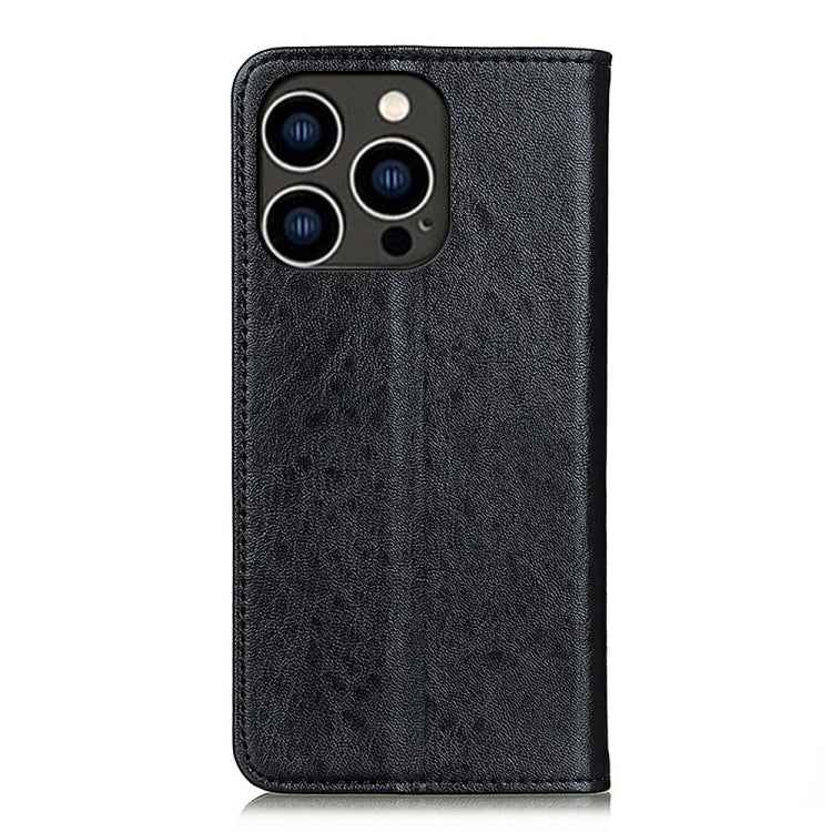 Magnetic Crazy Horse Texture Horizontal Flip Leather Phone Case