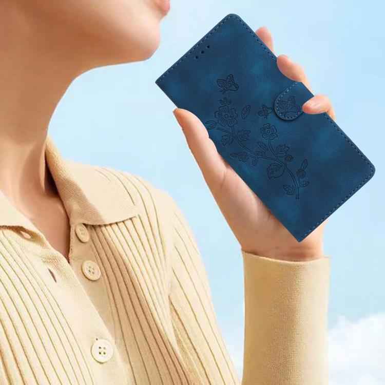 Flower Butterfly Embossing Pattern Leather Phone Case, For Google Pixel 9a, For Google Pixel 8 Pro, For Google Pixel 8, For Google Pixel 7a, For Google Pixel 7 Pro, For Google Pixel 7, For Google Pixel 6a, For Google Pixel 6 Pro