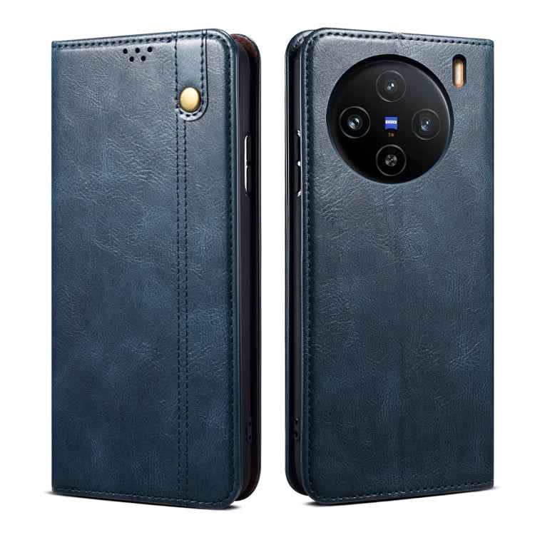 Oil Wax Crazy Horse Texture Leather Phone Case, For vivo S18, For vivo X100 Pro, For vivo X100, For vivo Y36 5G / 4G, For vivo S17e, For vivo Y78 5G