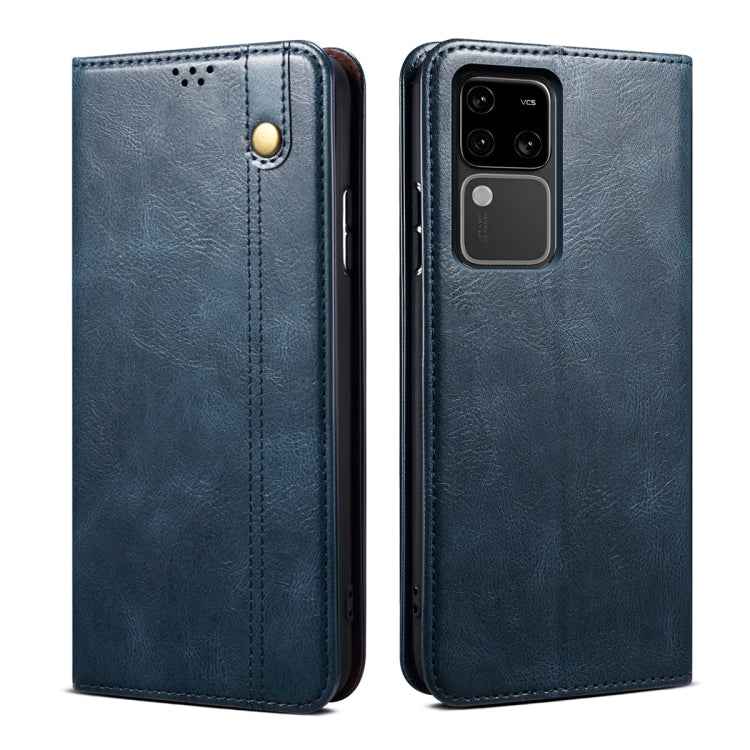Oil Wax Crazy Horse Texture Leather Phone Case, For vivo S18, For vivo X100 Pro, For vivo X100, For vivo Y36 5G / 4G, For vivo S17e, For vivo Y78 5G