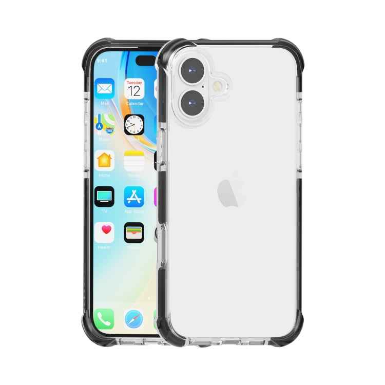 Four-corner Shockproof TPU Hybrid Acrylic Phone Case, For iPhone 16 Pro Max, For iPhone 16 Pro, For iPhone 16 Plus, For iPhone 16