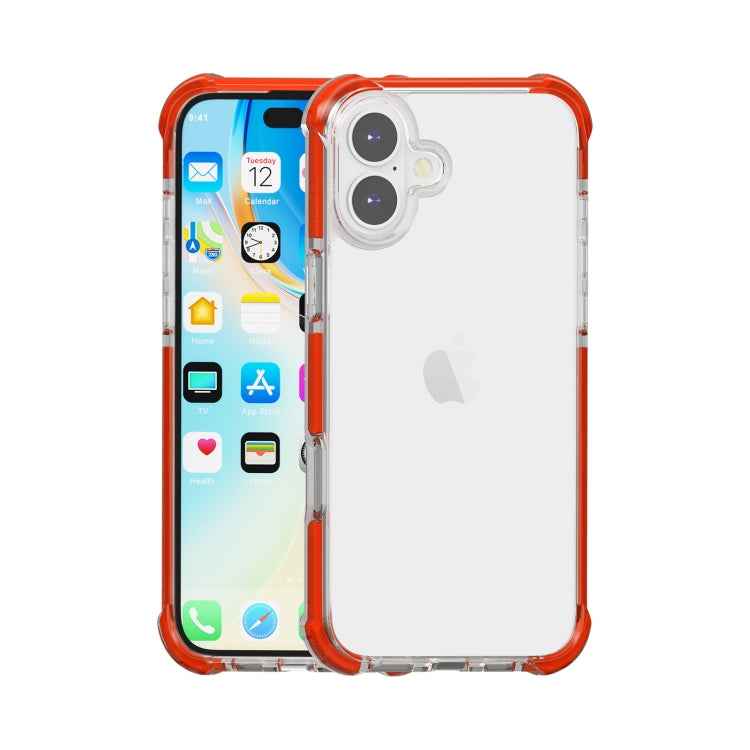 Four-corner Shockproof TPU Hybrid Acrylic Phone Case, For iPhone 16 Pro Max, For iPhone 16 Pro, For iPhone 16 Plus, For iPhone 16