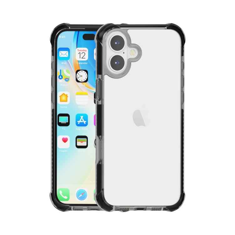 Four-corner Shockproof TPU Hybrid Acrylic Phone Case, For iPhone 16 Pro Max, For iPhone 16 Pro, For iPhone 16 Plus, For iPhone 16