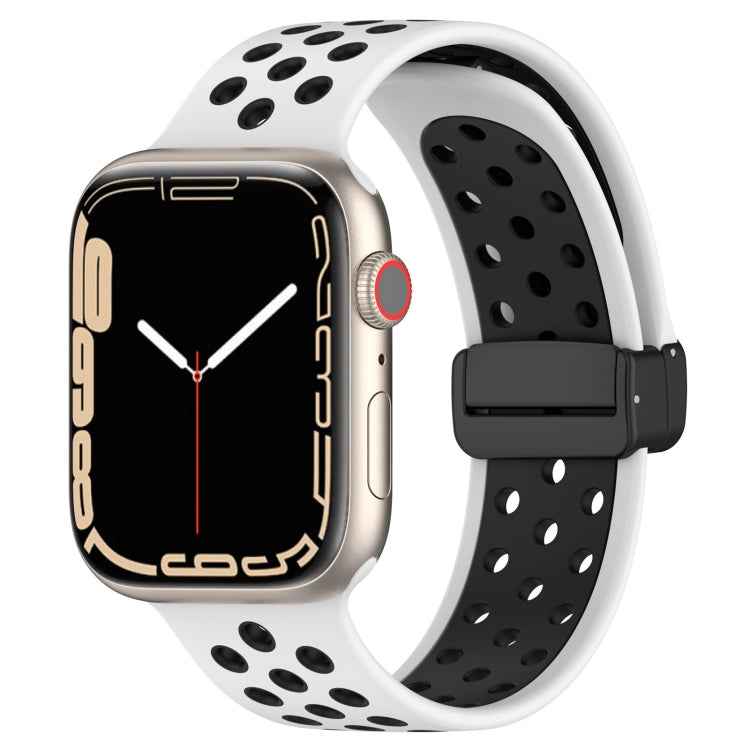 Magnetic Buckle Silicone Watch Band, For Apple Watch 8 41mm, For Apple Watch Ultra 2 49mm, For Apple Watch 8 45mm