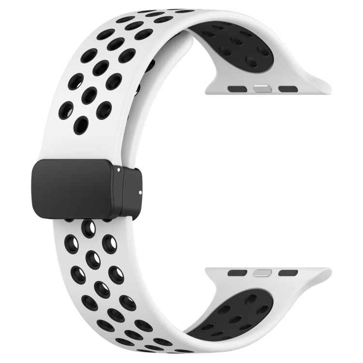 Magnetic Buckle Silicone Watch Band, For Apple Watch SE 2022 44mm, For Apple Watch 7 41mm, For Apple Watch 7 45mm