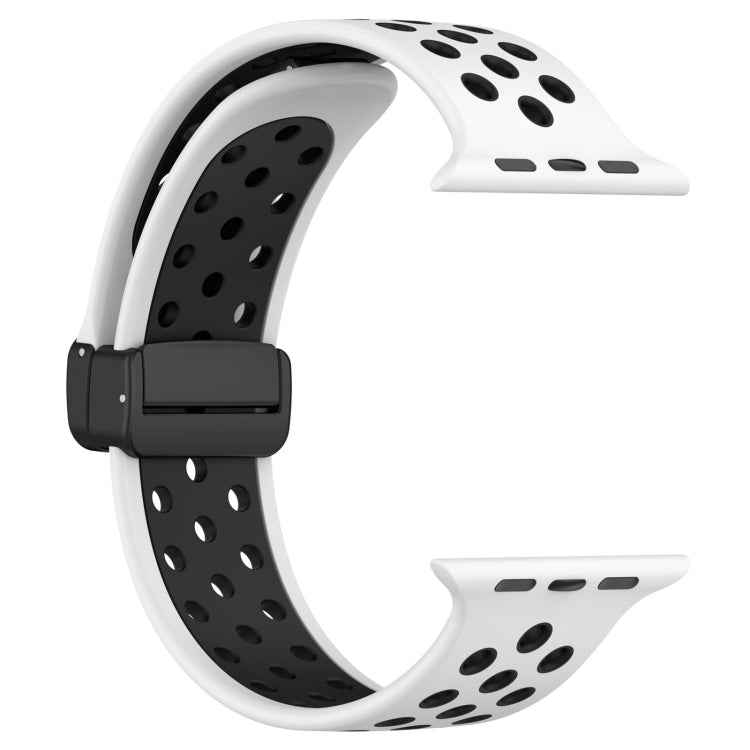 Magnetic Buckle Silicone Watch Band, For Apple Watch SE 2022 44mm, For Apple Watch 7 41mm, For Apple Watch 7 45mm