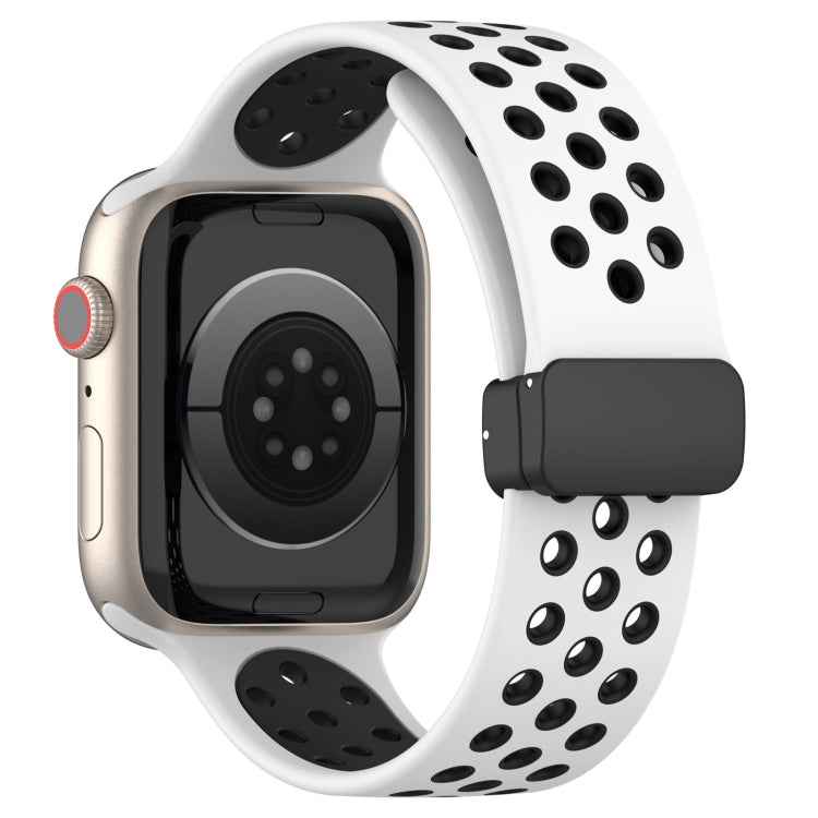 Magnetic Buckle Silicone Watch Band, For Apple Watch 4 44mm, For Apple Watch 4 40mm, For Apple Watch 3 38mm