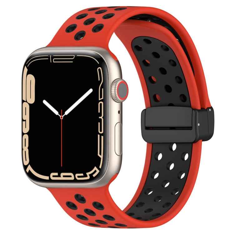 Magnetic Buckle Silicone Watch Band, For Apple Watch 3 42mm, For Apple Watch 2 42mm, For Apple Watch 2 38mm