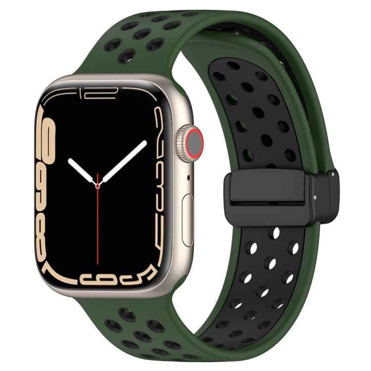 Magnetic Buckle Silicone Watch Band, For Apple Watch 42mm, For Apple Watch 38mm