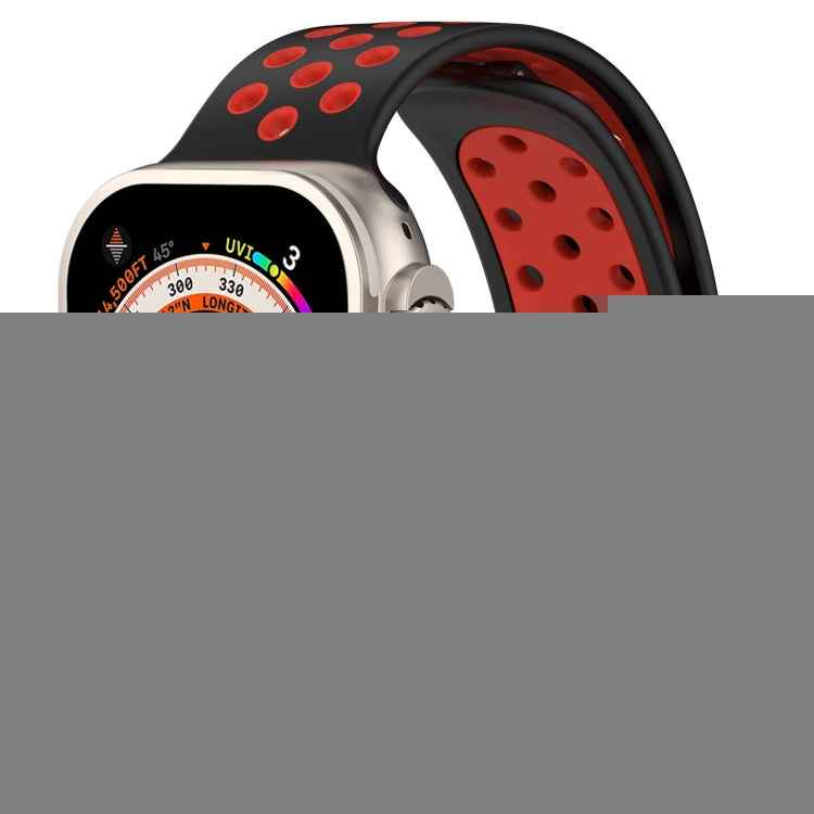 Magnetic Buckle Silicone Watch Band, For Apple Watch 8 41mm, For Apple Watch Ultra 2 49mm, For Apple Watch 8 45mm