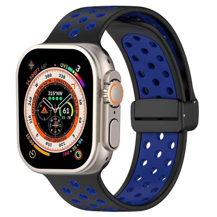 Magnetic Buckle Silicone Watch Band, For Apple Watch 8 41mm, For Apple Watch Ultra 2 49mm, For Apple Watch 8 45mm