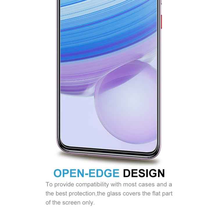 For Xiaomi Redmi 10X 4G 10 PCS Half-screen Transparent Tempered Glass Film
