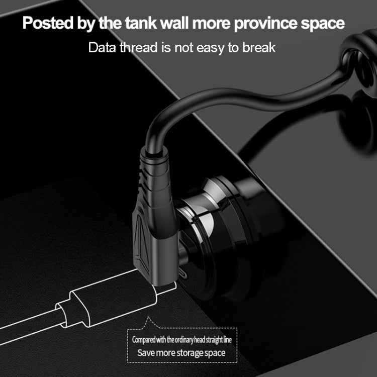 Elbow Spring Charging Data Cable, Length: 1.5m