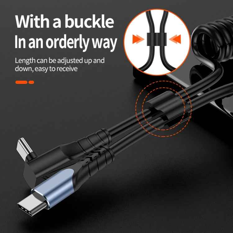 Elbow Spring Charging Data Cable, Length: 1.5m
