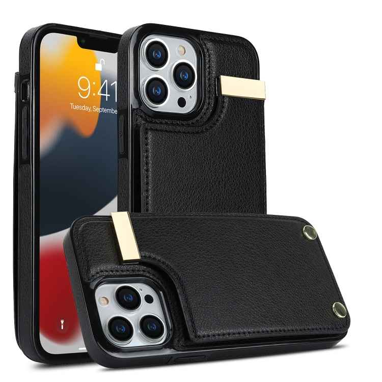 Metal Buckle Card Slots Phone Case
