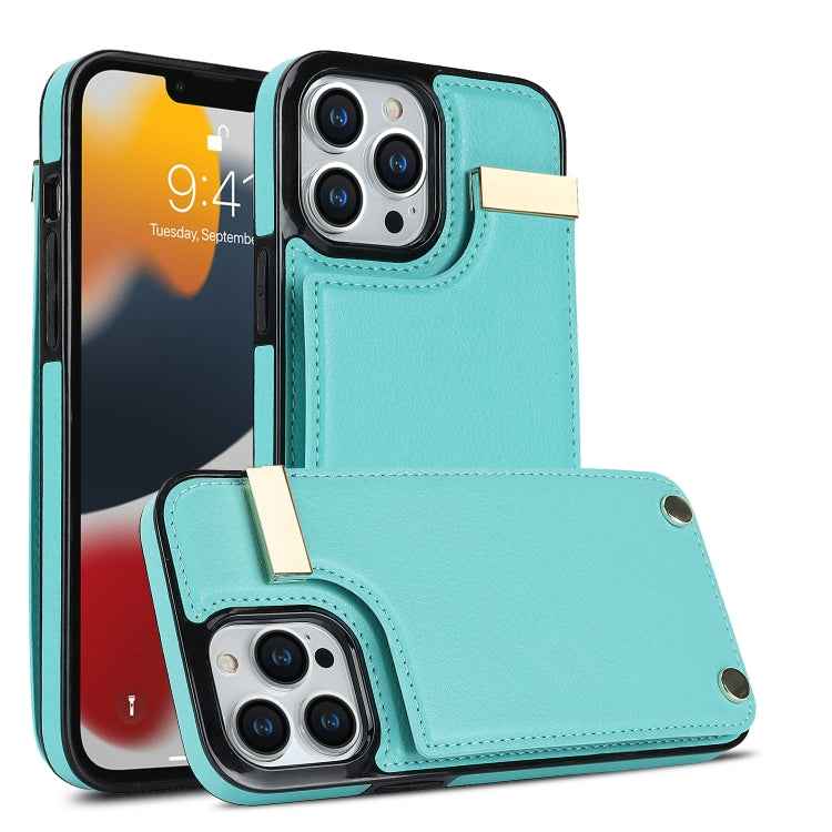 Metal Buckle Card Slots Phone Case