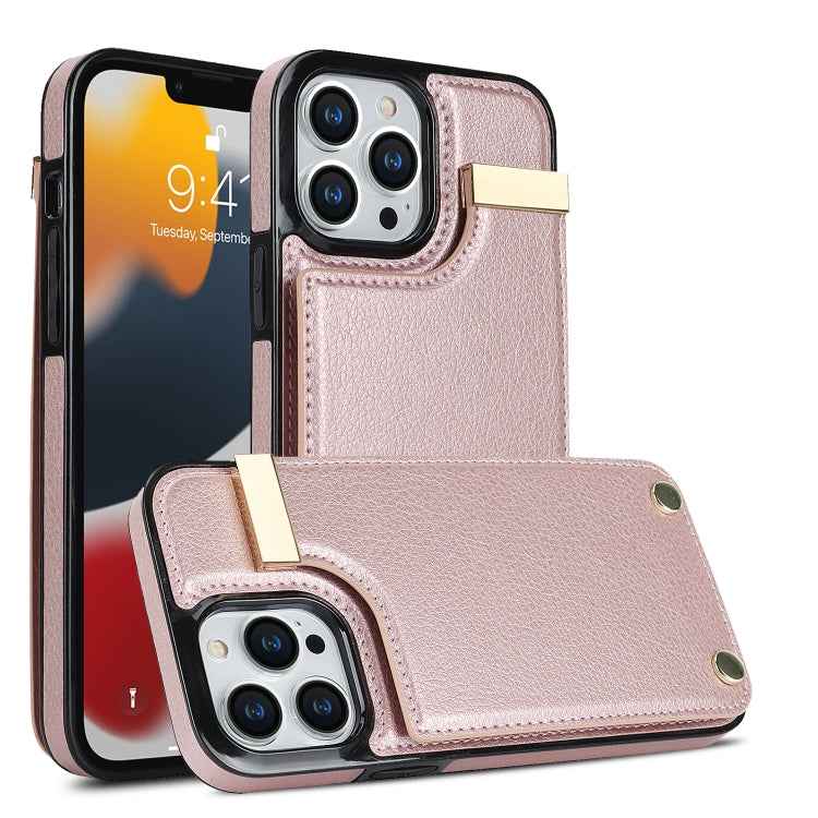 Metal Buckle Card Slots Phone Case