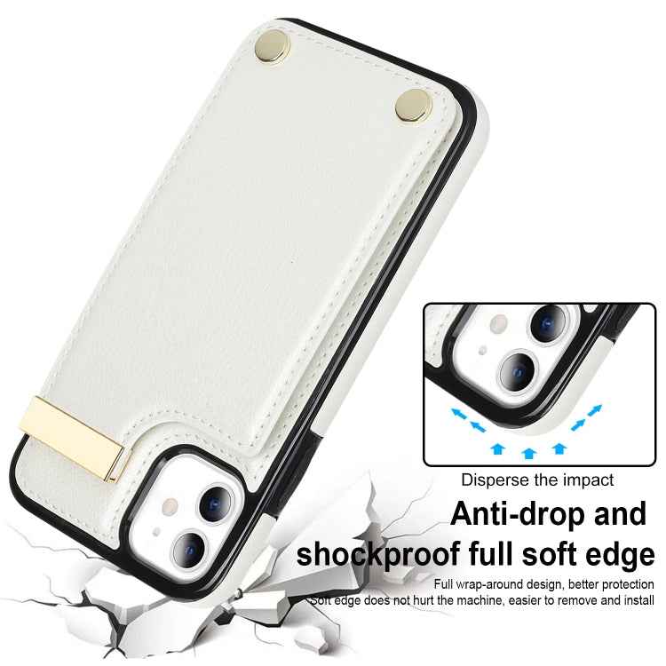 Metal Buckle Card Slots Phone Case
