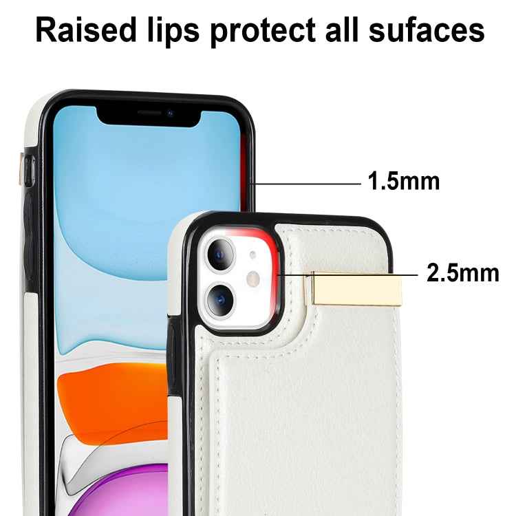 Metal Buckle Card Slots Phone Case