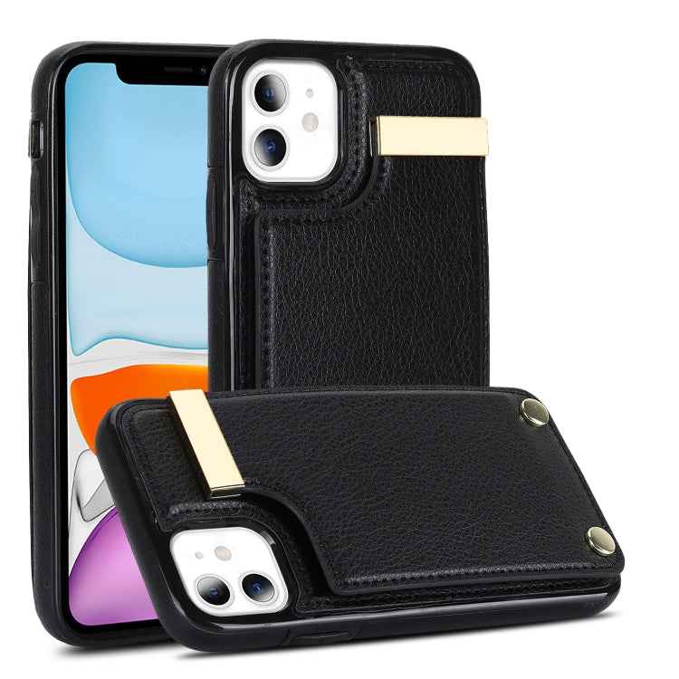 Metal Buckle Card Slots Phone Case