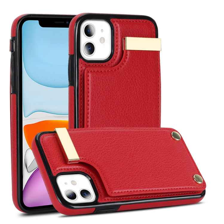 Metal Buckle Card Slots Phone Case