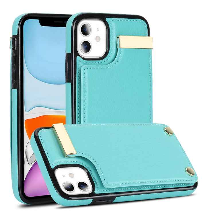 Metal Buckle Card Slots Phone Case