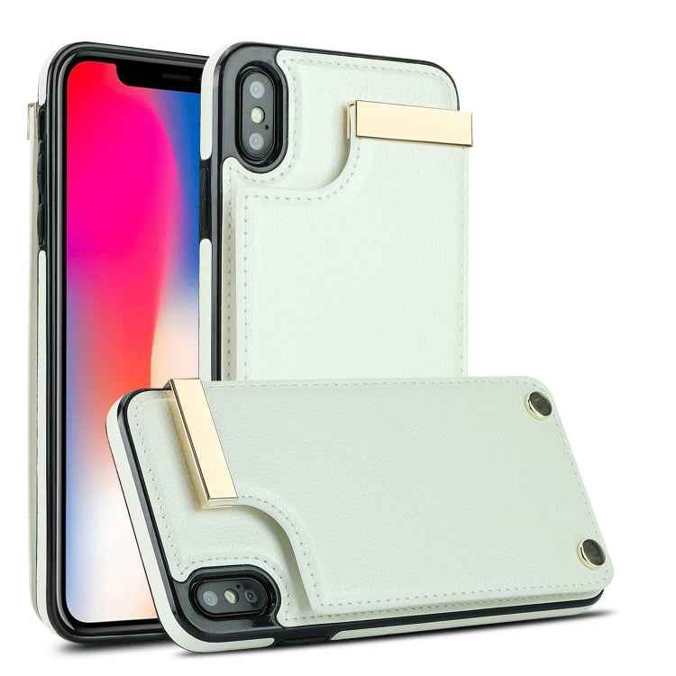 Metal Buckle Card Slots Phone Case