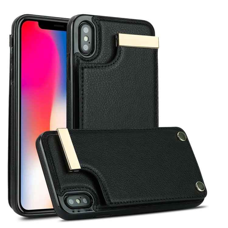 Metal Buckle Card Slots Phone Case
