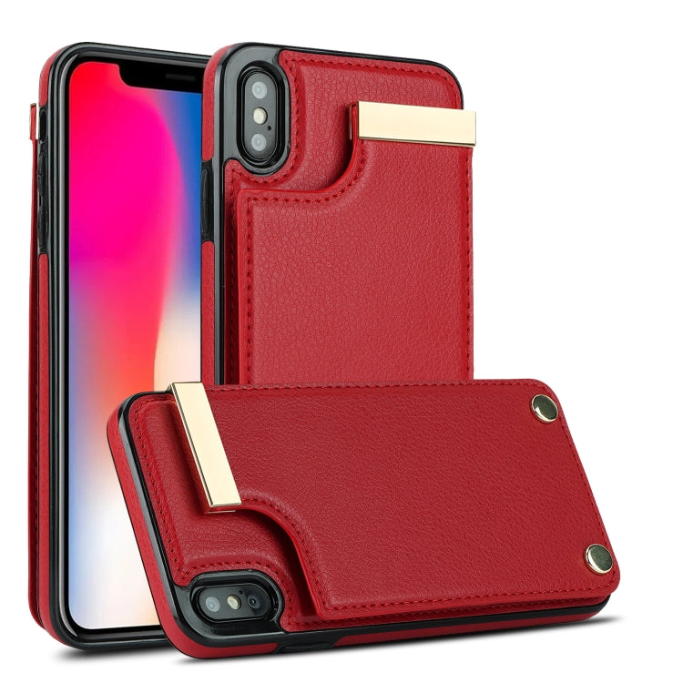 Metal Buckle Card Slots Phone Case