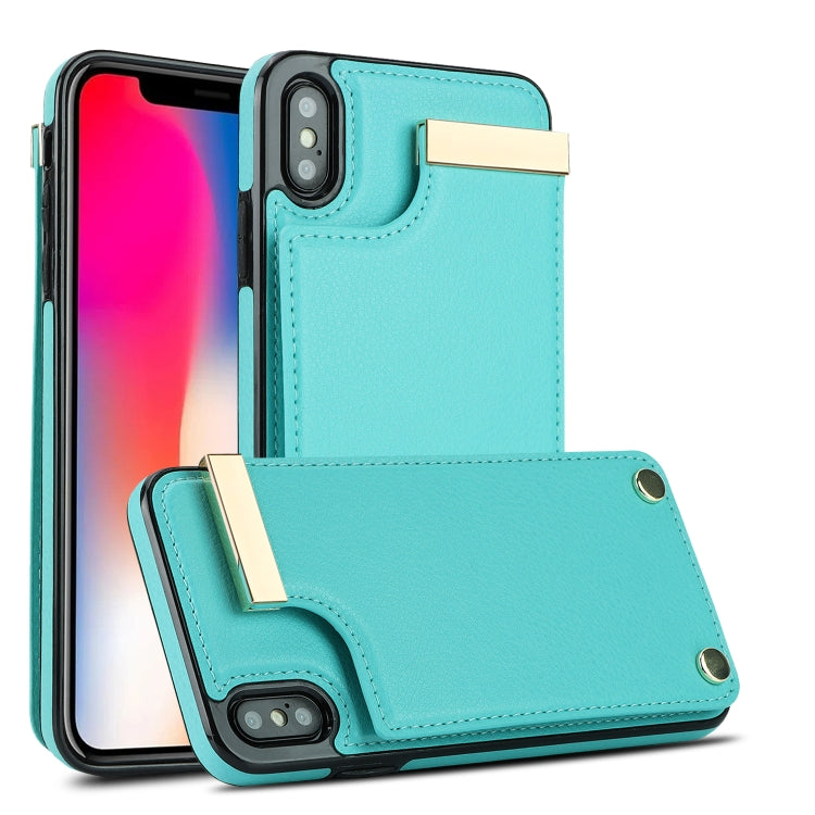 Metal Buckle Card Slots Phone Case