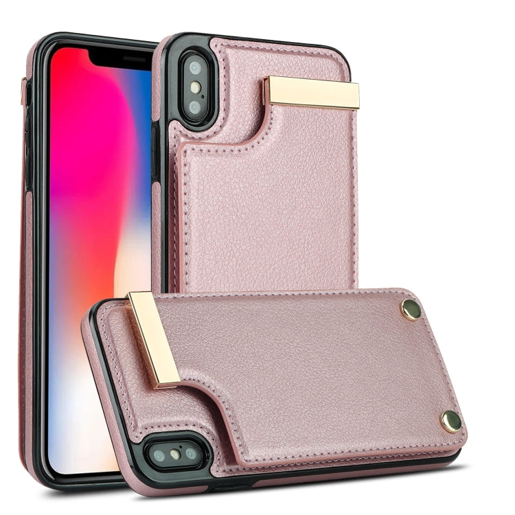 Metal Buckle Card Slots Phone Case